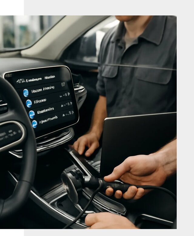 Установка приложений Geely для мультимедиа автомобиля в Рязани