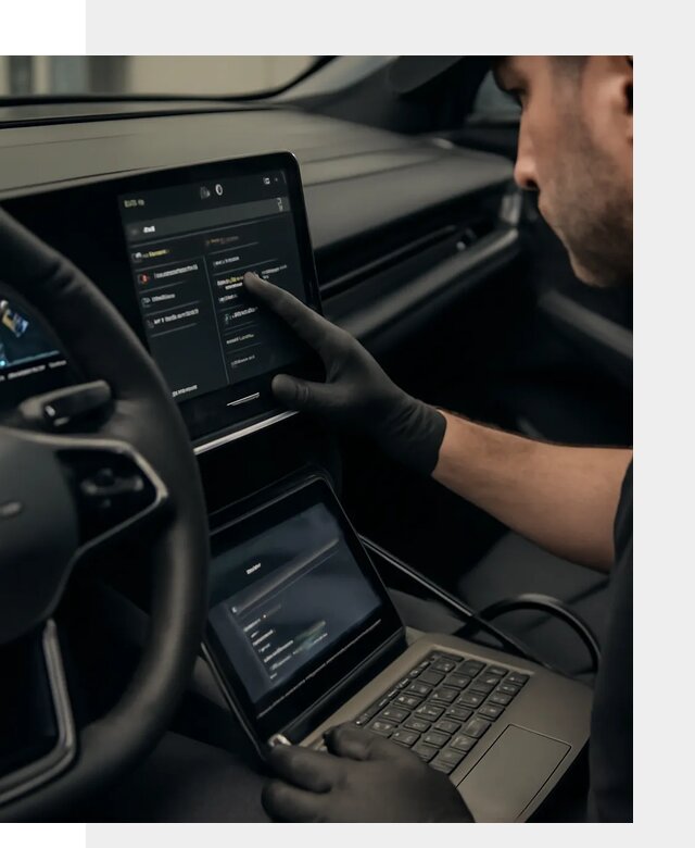 Русификация приборной панели Rising автомобиля в Рязани