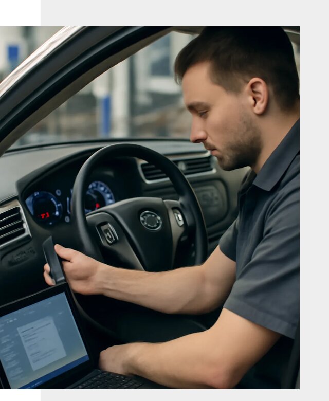Русификация приборной панели Nissan для авто в Рязани