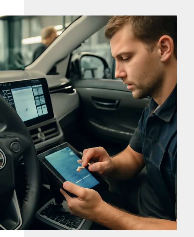 Установка приложений Toyota на мультимедиа в Рязани